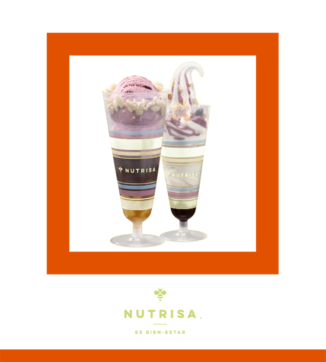 2 copas de helado suave o helado de bola por $100 - NUTRISA